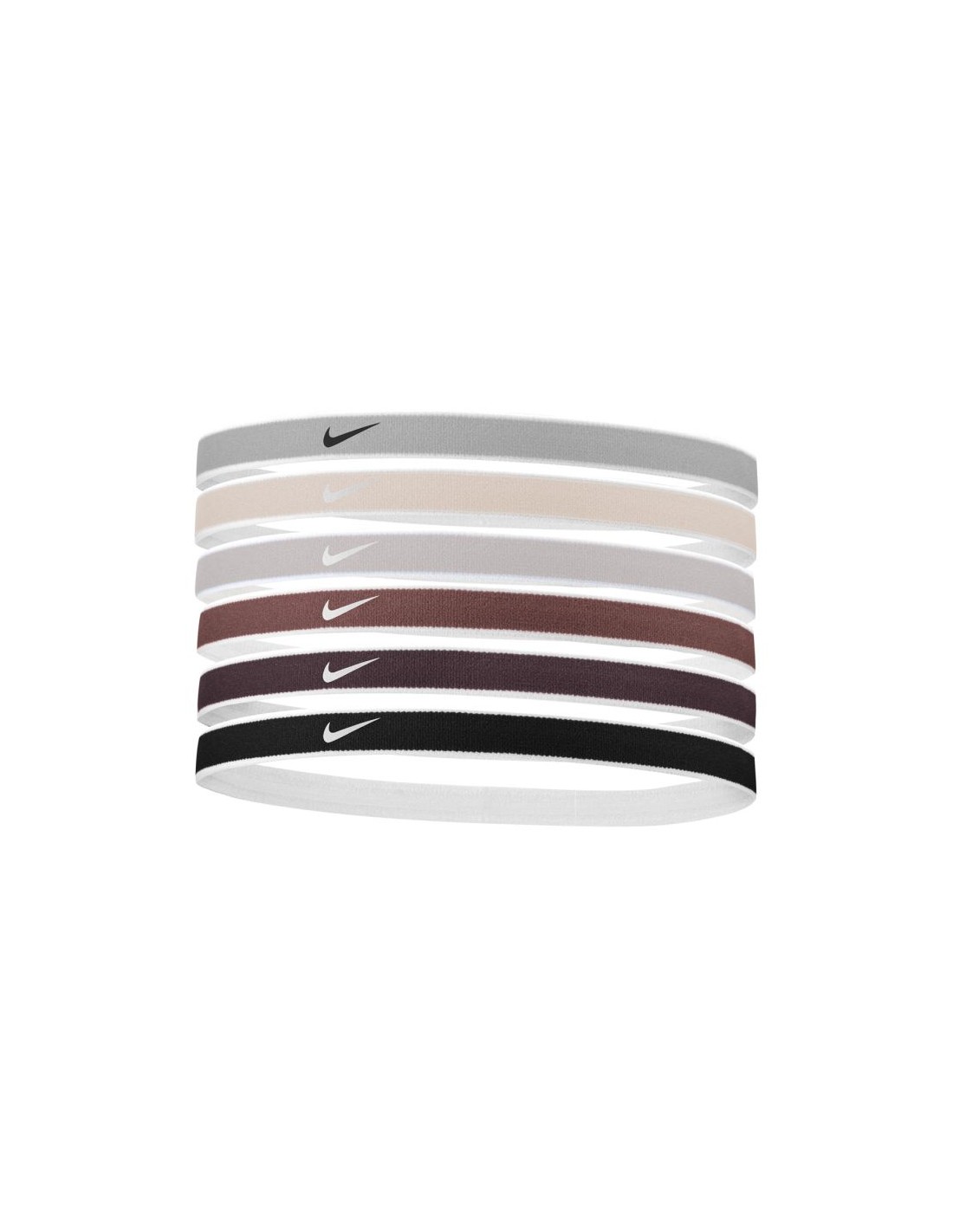 Nike Swoosh Sport HeadbandsS 6 Pack Tipped 92800592027
