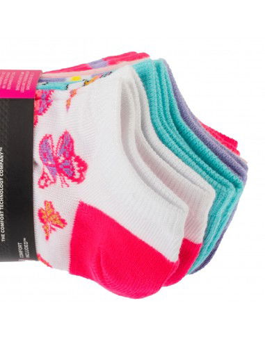 Skechers 6pk Girls Butterfly Socks...