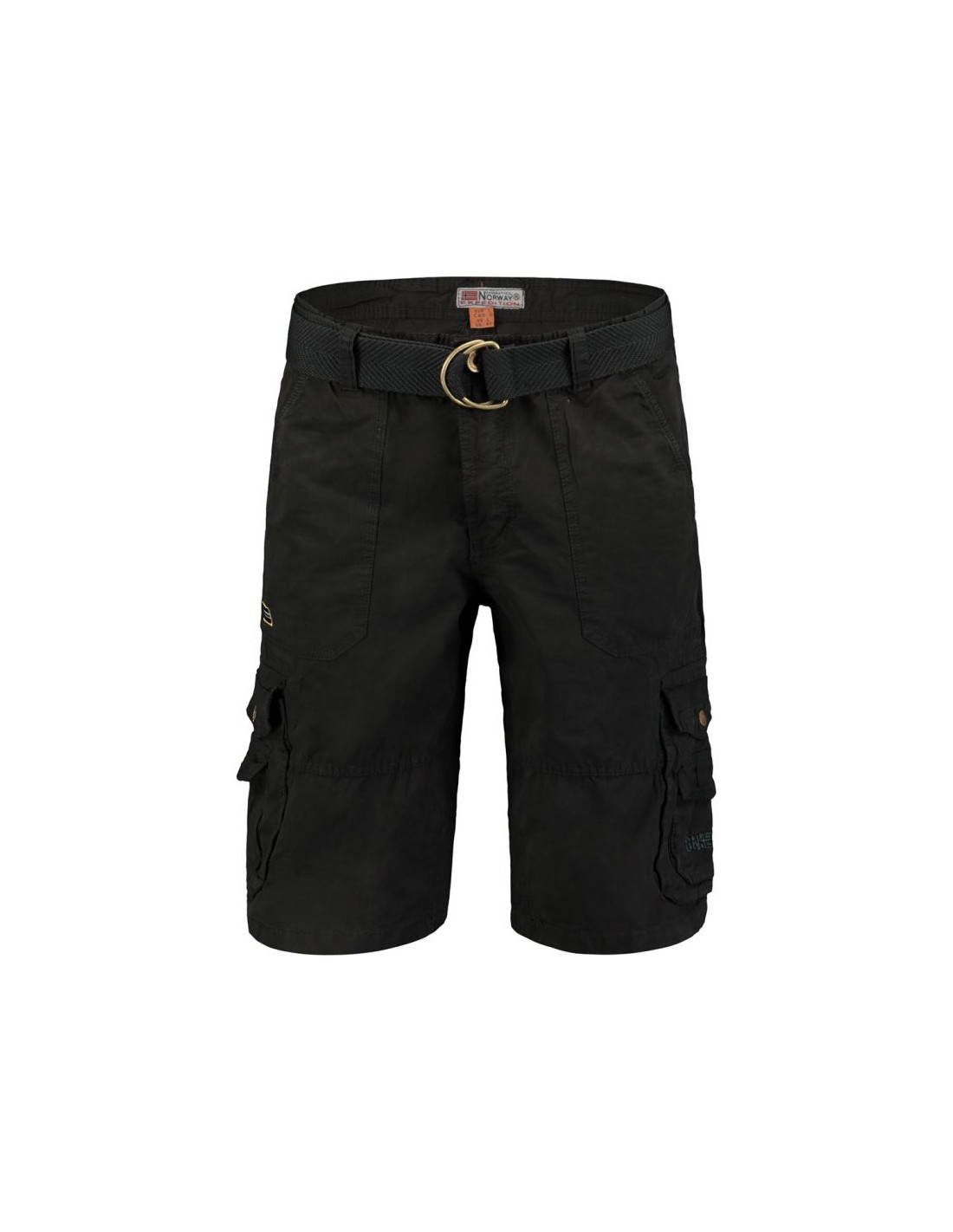 Men's Sports Shorts Geographical Norway Black