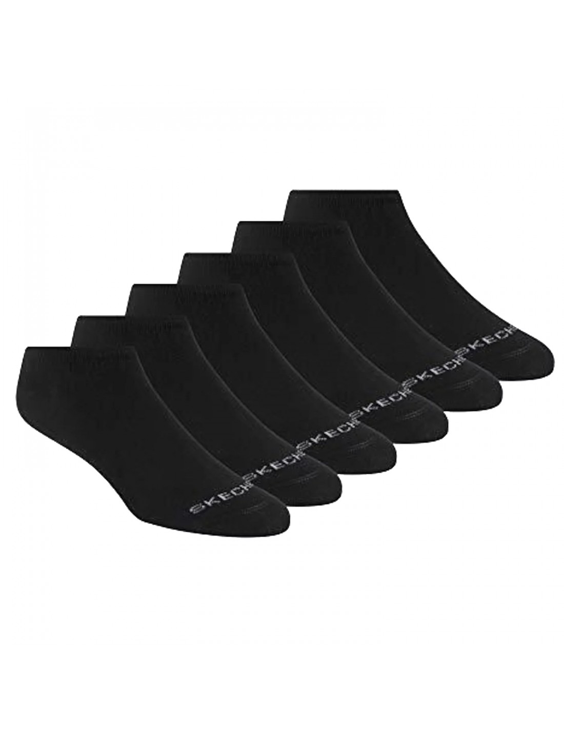 Skechers 6pk Womens Cotton Nshw Socks S116979BLK