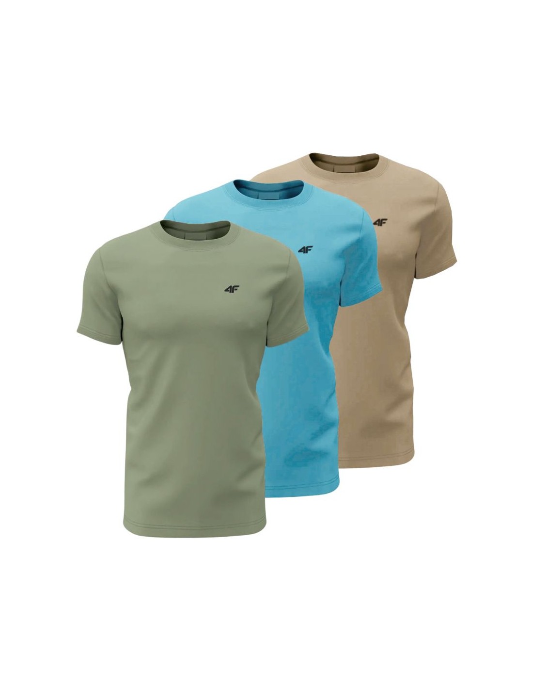 Tshirt 4F M3094 3pack M 4FWSS25TTSHM3094 90S