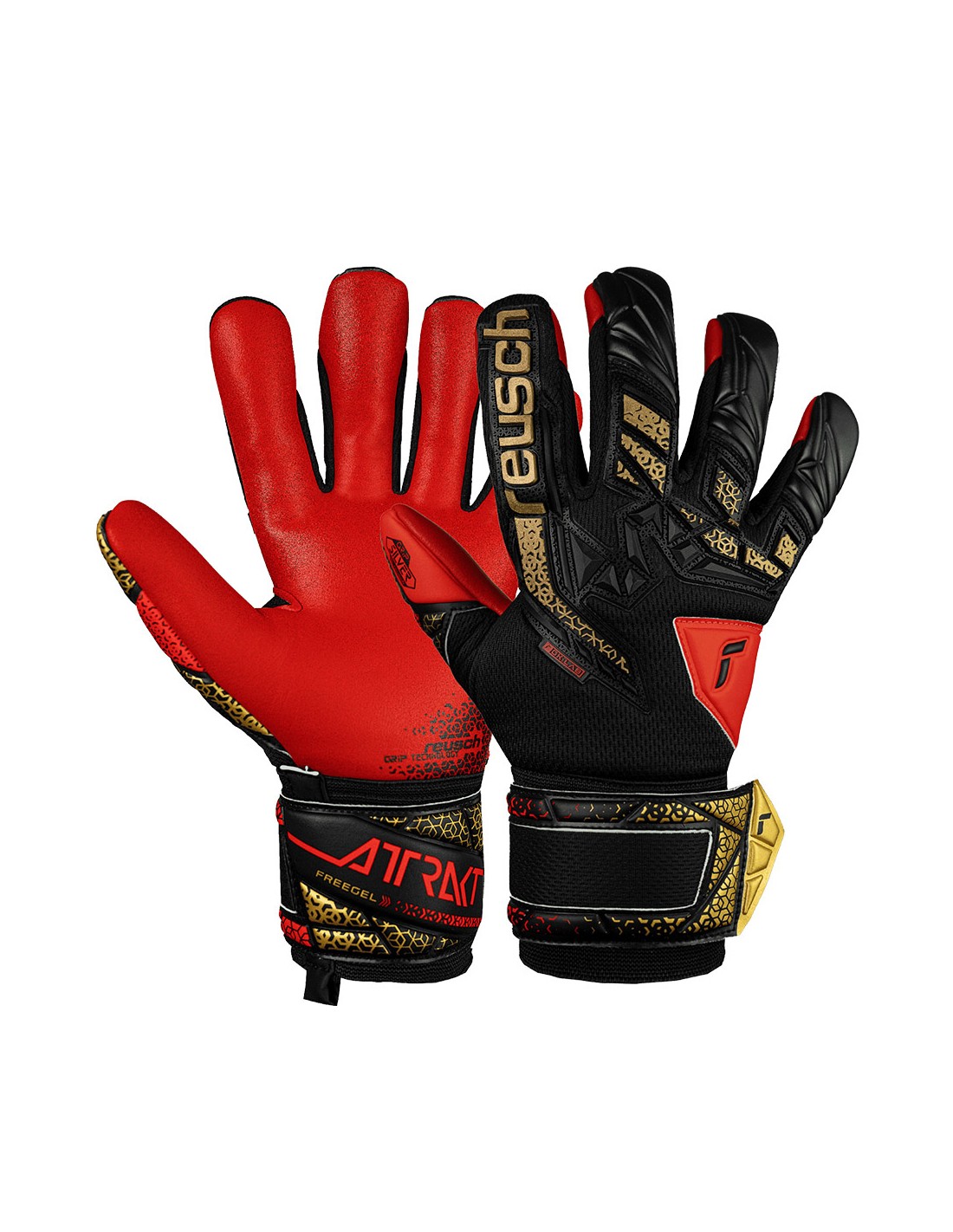 Reusch Attrakt Freegel Silver Junior gloves 55 72 235 7