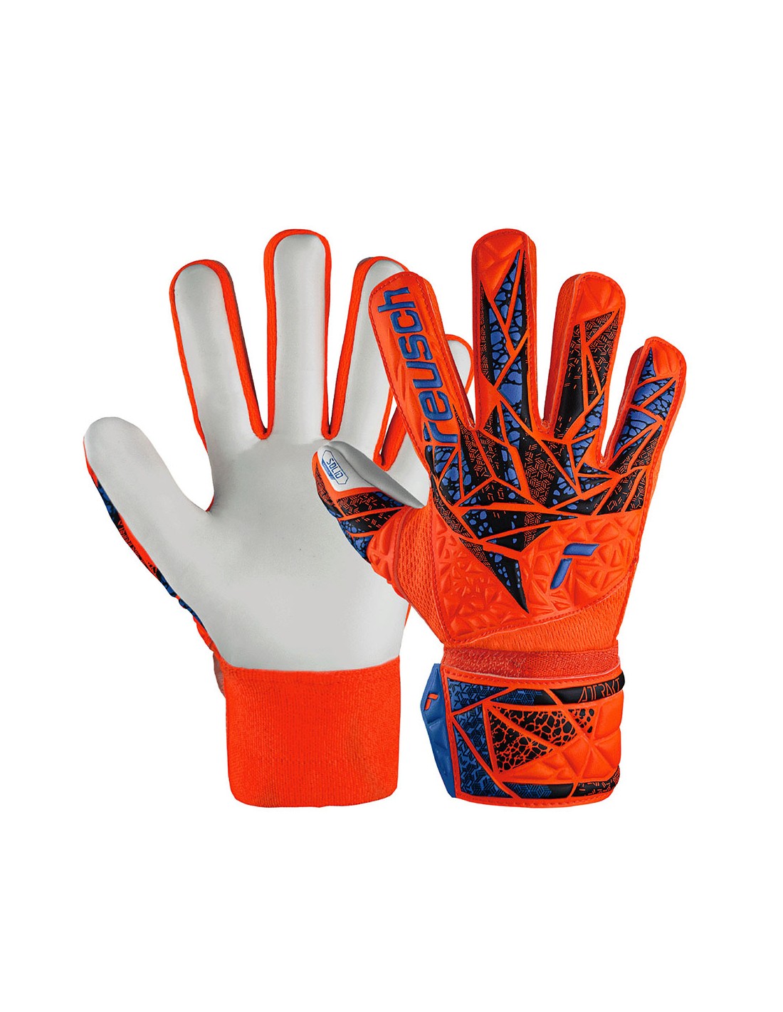 Reusch Attrakt Starter Solid Finger Support Junior Glov
