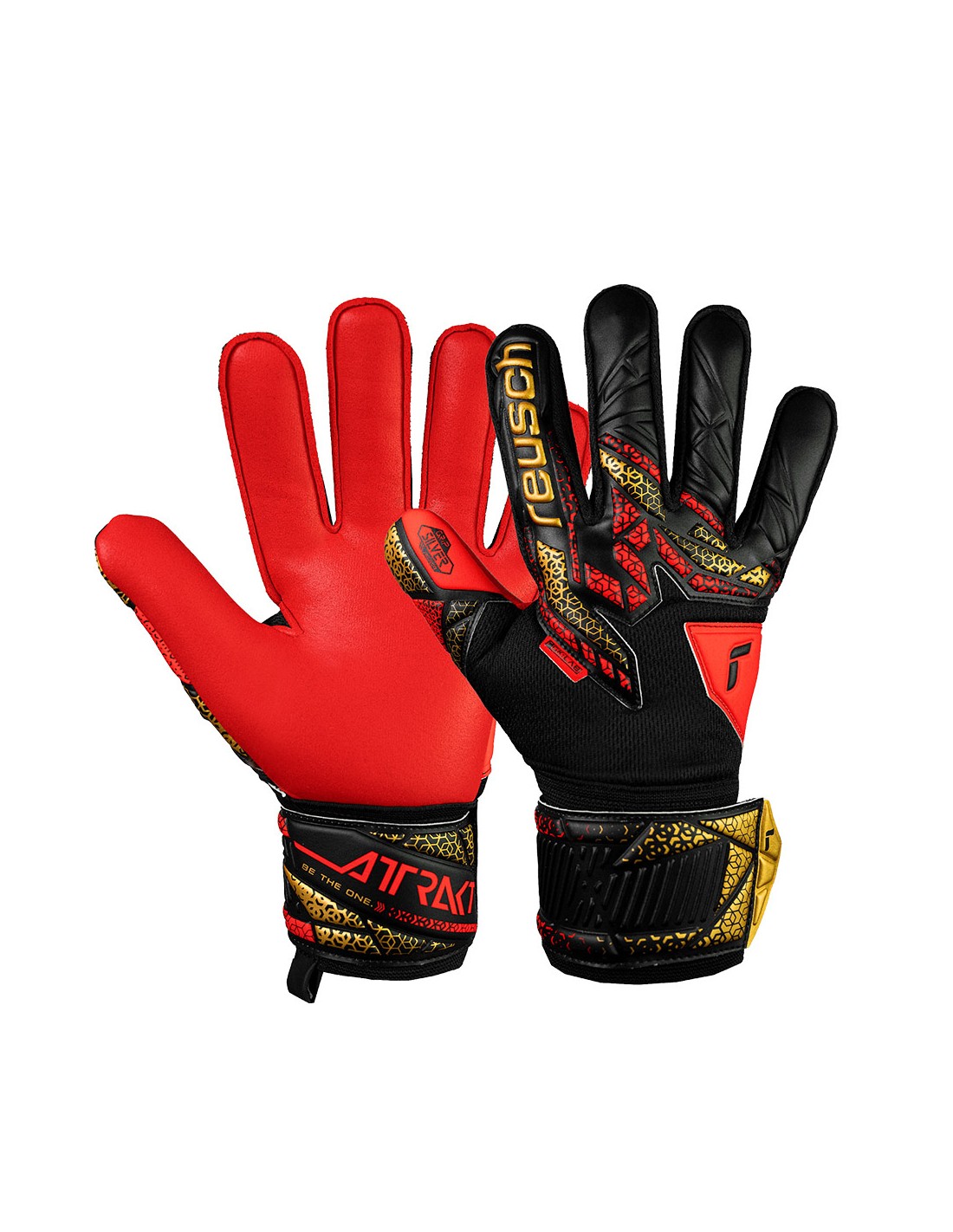 Reusch Attrakt Silver Gloves 55 70 215 7075
