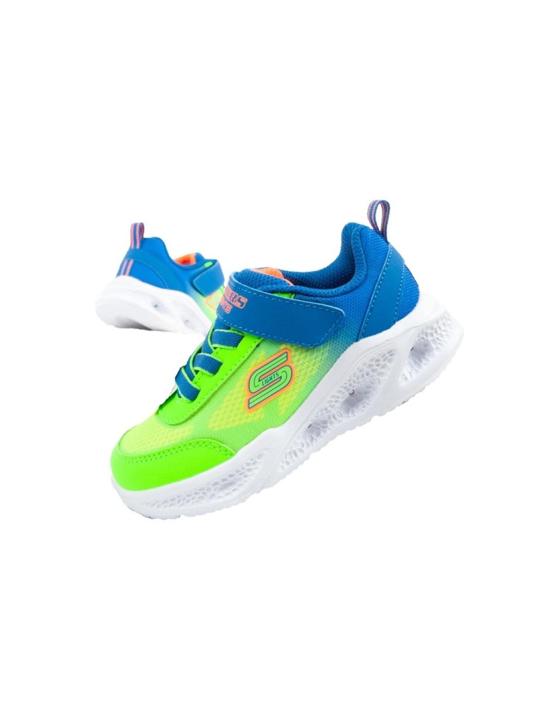 Skechers S Lights Jr 401495NBLLM shoes