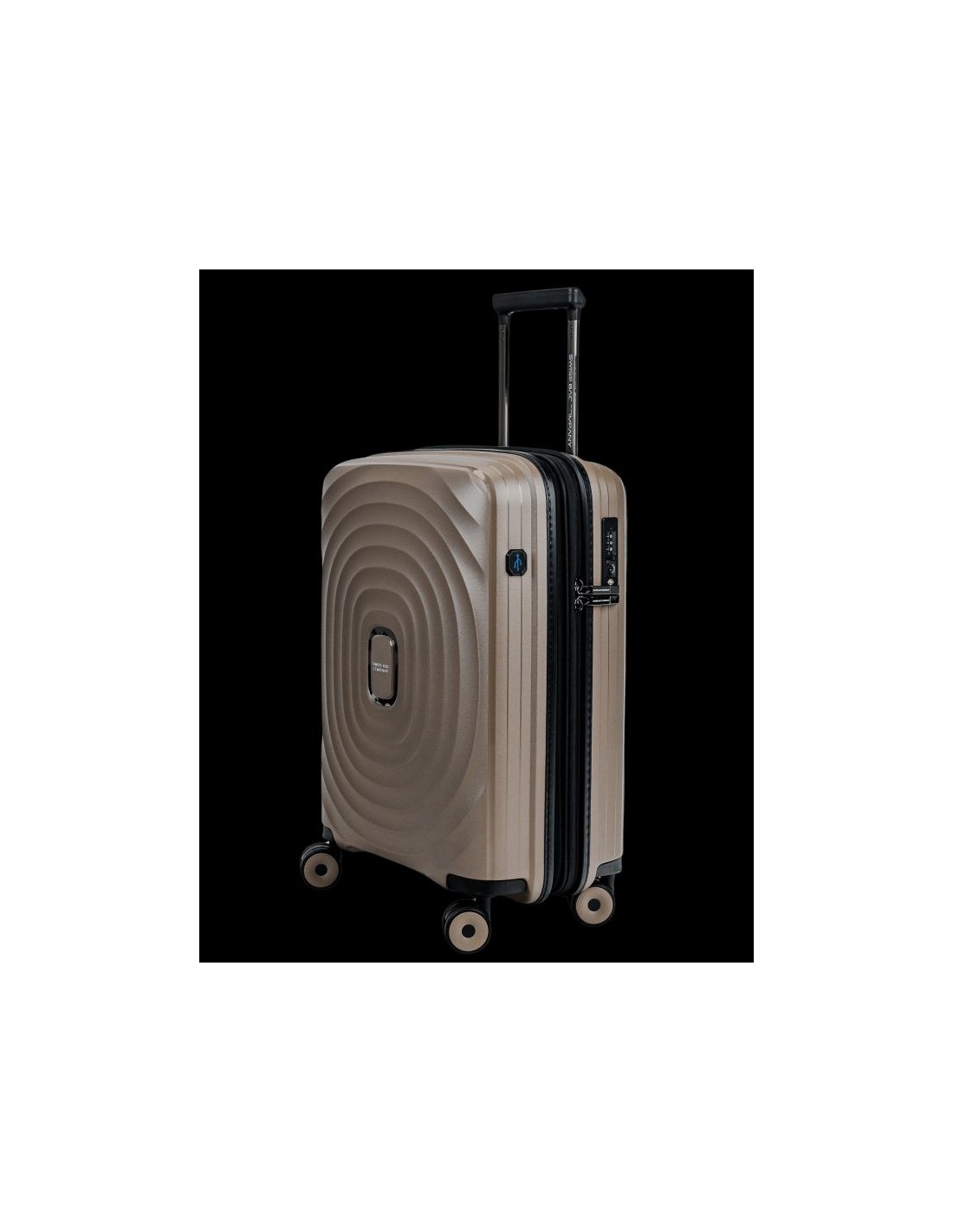 SwissBags Echo 55 cm 17782 champagne cabin suitcase