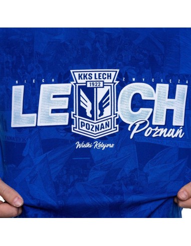 Let Lech Win Tshirt Blue
