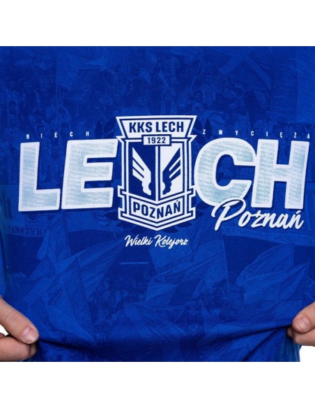 Let Lech Win Tshirt Blue