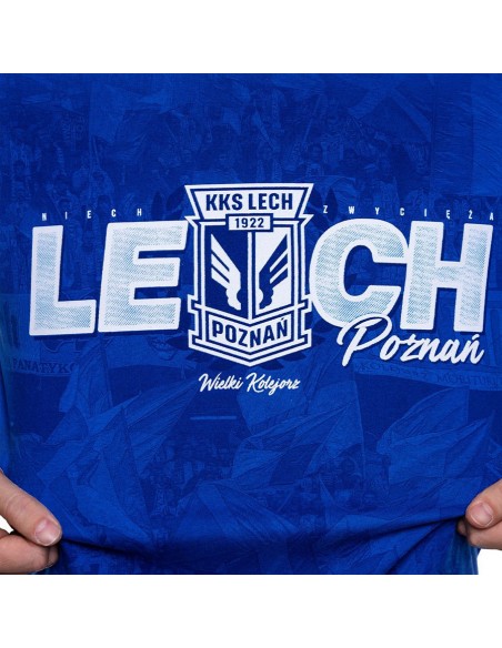Let Lech Win Tshirt Blue