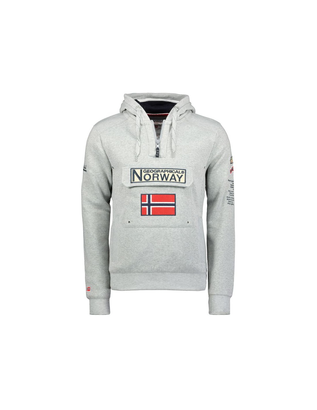 Geographical Norway 34 Gymclass sweatshirt 100 M WU4184HGN BGrey