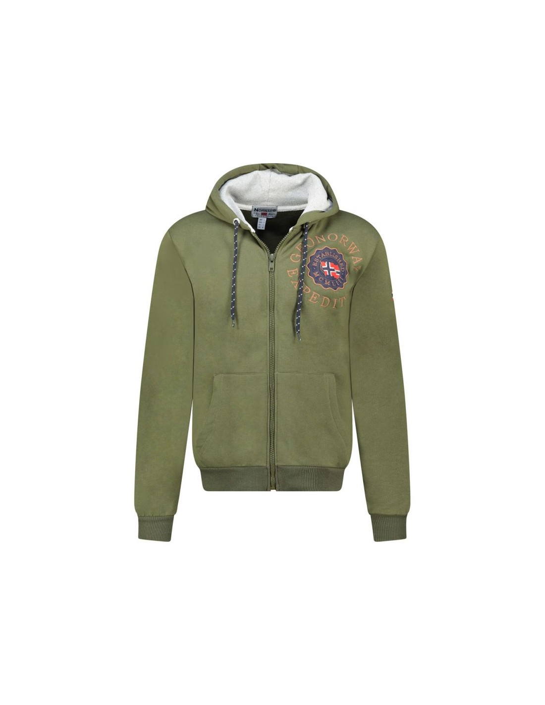 Men's Hoodies & Sweatshirts Geographical Norway Green