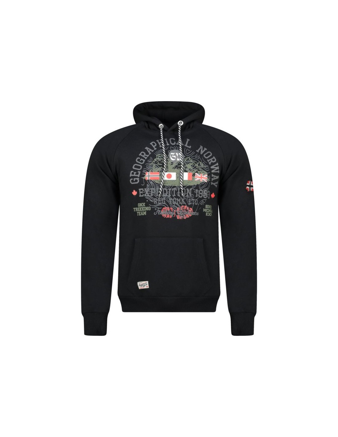 Geographical Norway Gexpe DB 100 M sweatshirt WZ3003HGNBlack