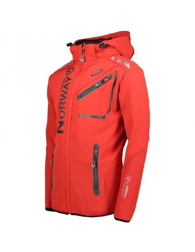 Geographgical Norway Royaute ASSOR A MEN 068 M WW1973HGNRed Black softshell jacket