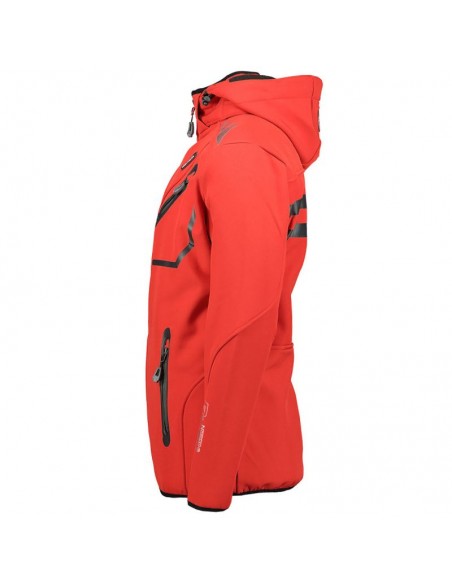 Geographgical Norway Royaute ASSOR A MEN 068 M WW1973HGNRed Black softshell jacket