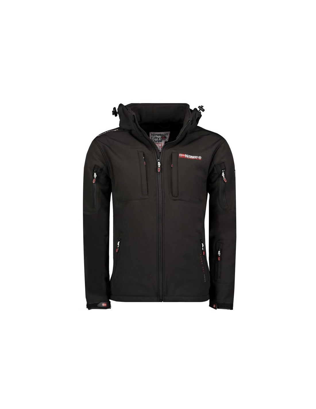 Geographical Norway Softshell Tunar DB 009 M WY9169HGNBlack jacket
