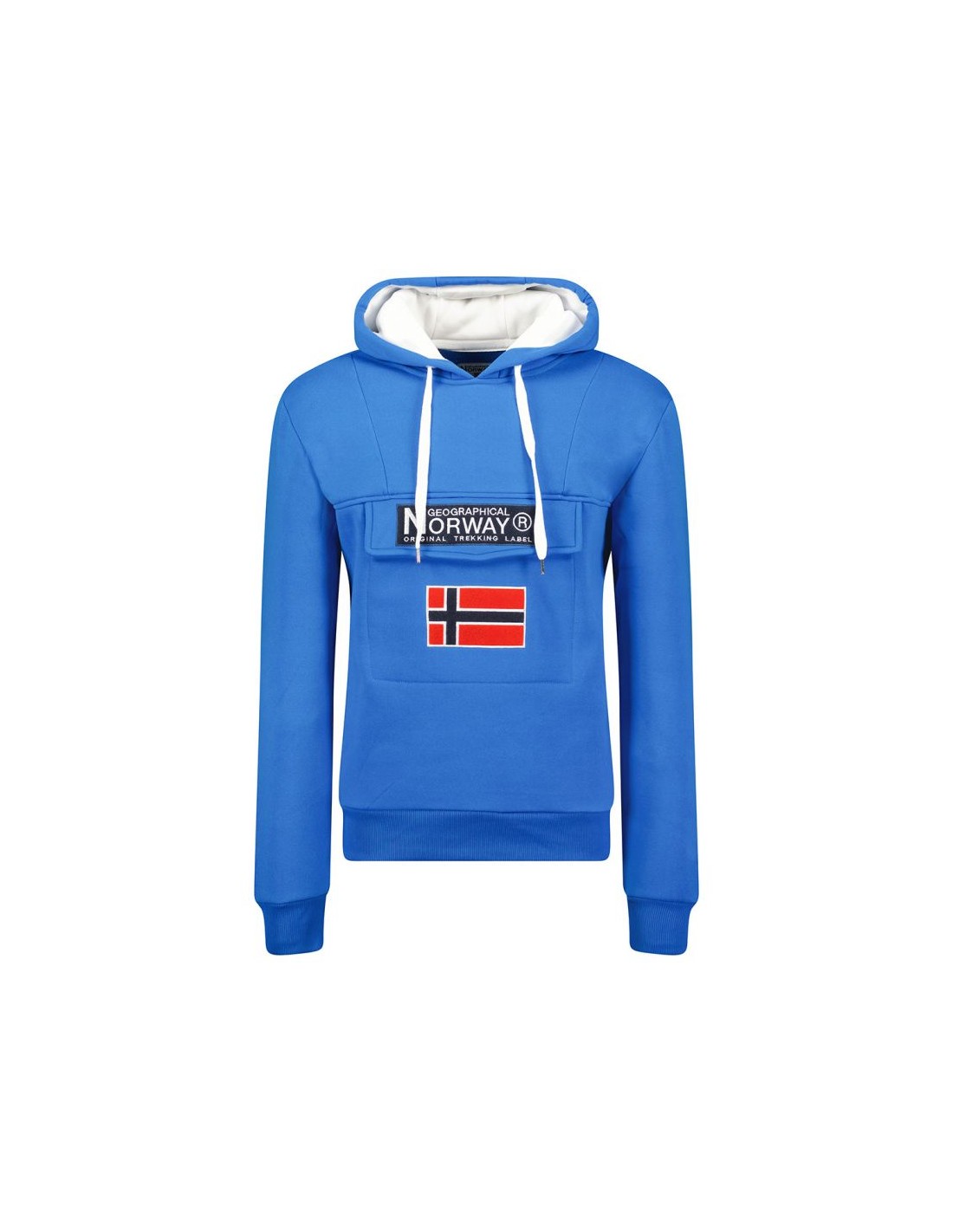 Geographical Norway Gadrien DB 054 M WW6115HGNRoyal Blue White sweatshirt