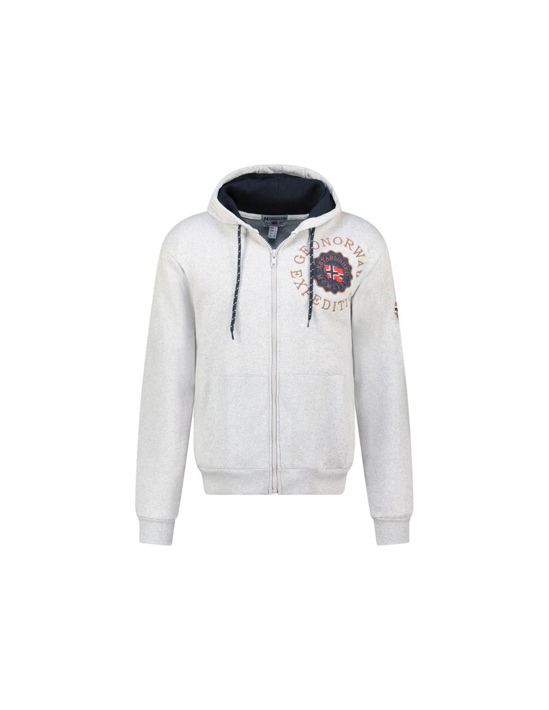 Geographical Norway Gakado Blended DB 100 M sweatshirt WZ3016HGNBlended Gray