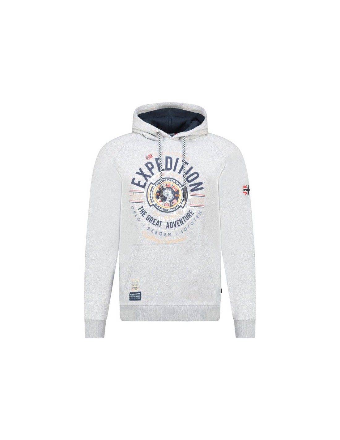 Geographical Norway Galdemar DB 100 M sweatshirt WZ3019HGNBlended Gray