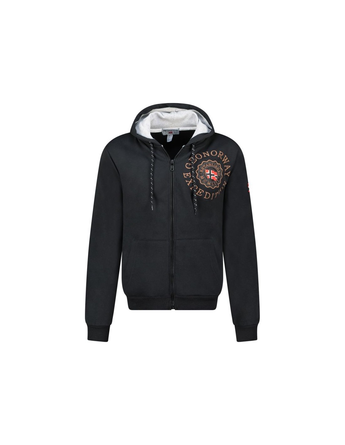 Geographical Norway Geganto DB 100 M sweatshirt WZ3024HGNBlack