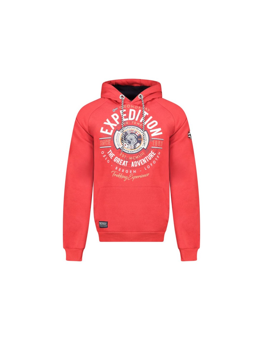 Geographical Norway Galdemar DB 100 M sweatshirt WZ3020HGNRed