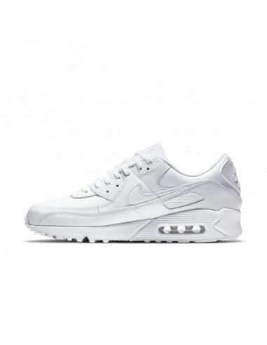 Nike Air Max 90 Leather Triple White...