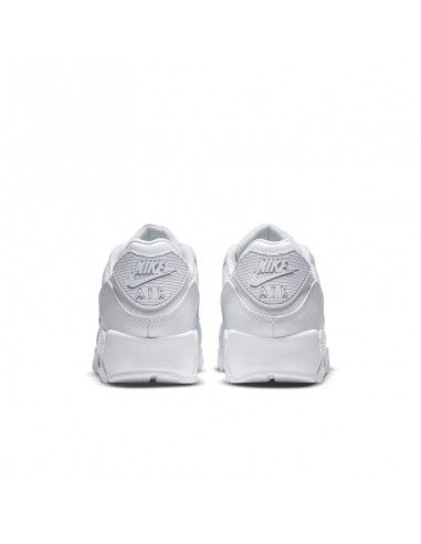 Nike Air Max 90 Leather Triple White...