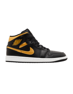 Jordan 1 Mid Black Metallic Gold DQ8426071 MBS