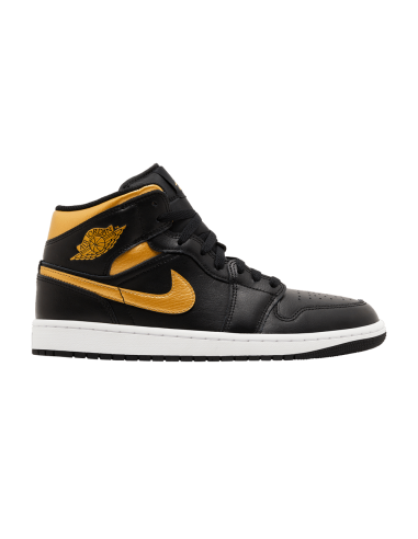 Jordan 1 Mid Black Metallic Gold DQ8426071 MBS
