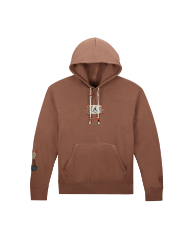 Travis Scott x Jordan Flight Graphic Hoodie Archaeo Brown DO4093256 MBS