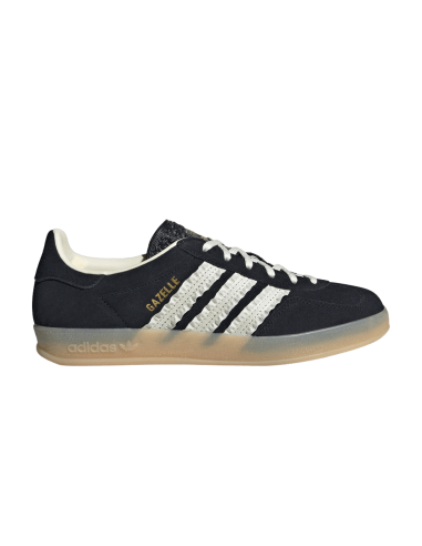 adidas Gazelle Indoor Core Black Cream White Gum Women's JS1412 MBS