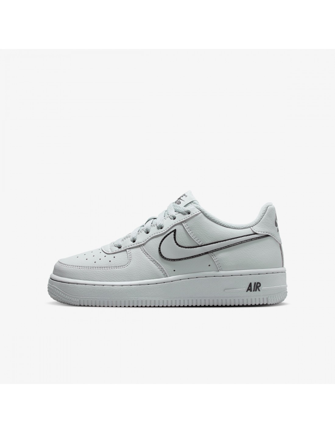 Nike Air Force 1 Light Smoke Grey Black GS IF6158077 MBS