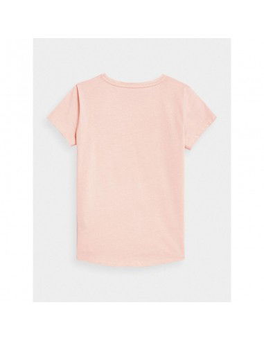 100 cotton plain girls' Tshirt 4F Junior
