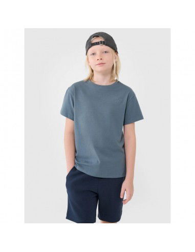 Boy's oversize plain Tshirt 4F...