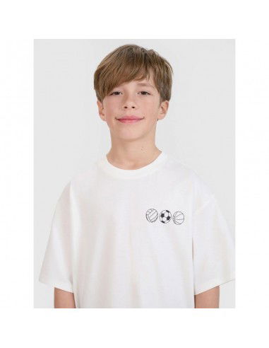 Boy's oversize Tshirt with print 4F...