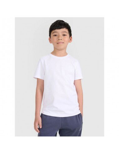 Boy's regular plain Tshirt 4F...