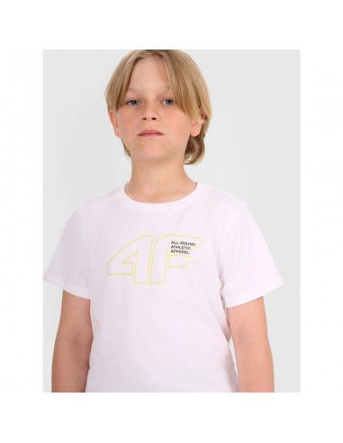 Boys' tshirt with print 4F...