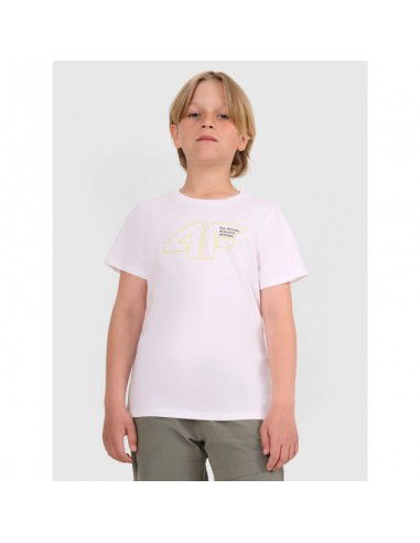 Boys' tshirt with print 4F...