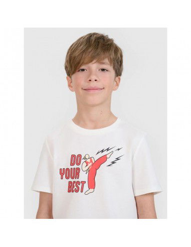 Boy's regular printed Tshirt 4F...
