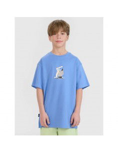 Boys' tshirt with print 4F...
