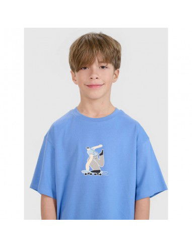 Boys' tshirt with print 4F...