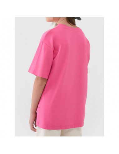 Girls' oversize plain Tshirt 4F...