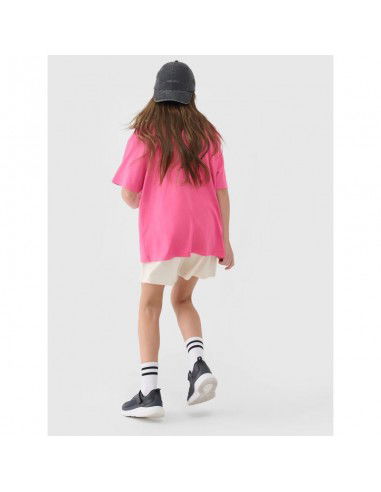Girls' oversize plain Tshirt 4F...