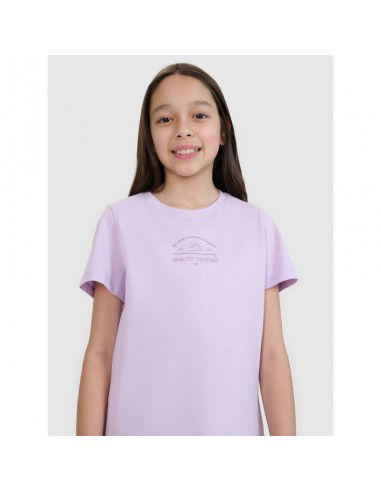Girls' regular printed Tshirt 4F...