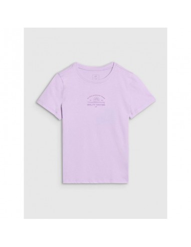 Girls' regular printed Tshirt 4F...