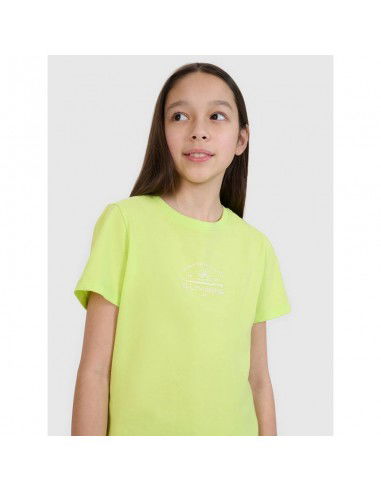 Girls' regular printed Tshirt 4F...