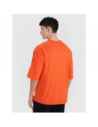 Men's oversize plain Tshirt 4F...