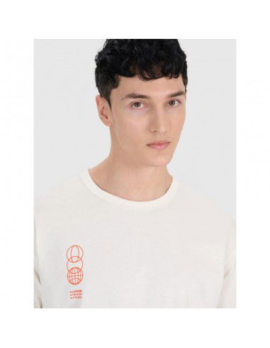 Men's oversized printed Tshirt 4F...