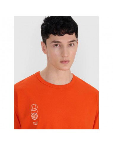 Men's oversize printed Tshirt 4F...