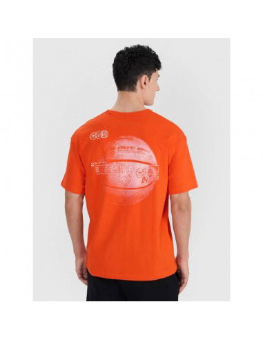 Men's oversize printed Tshirt 4F...