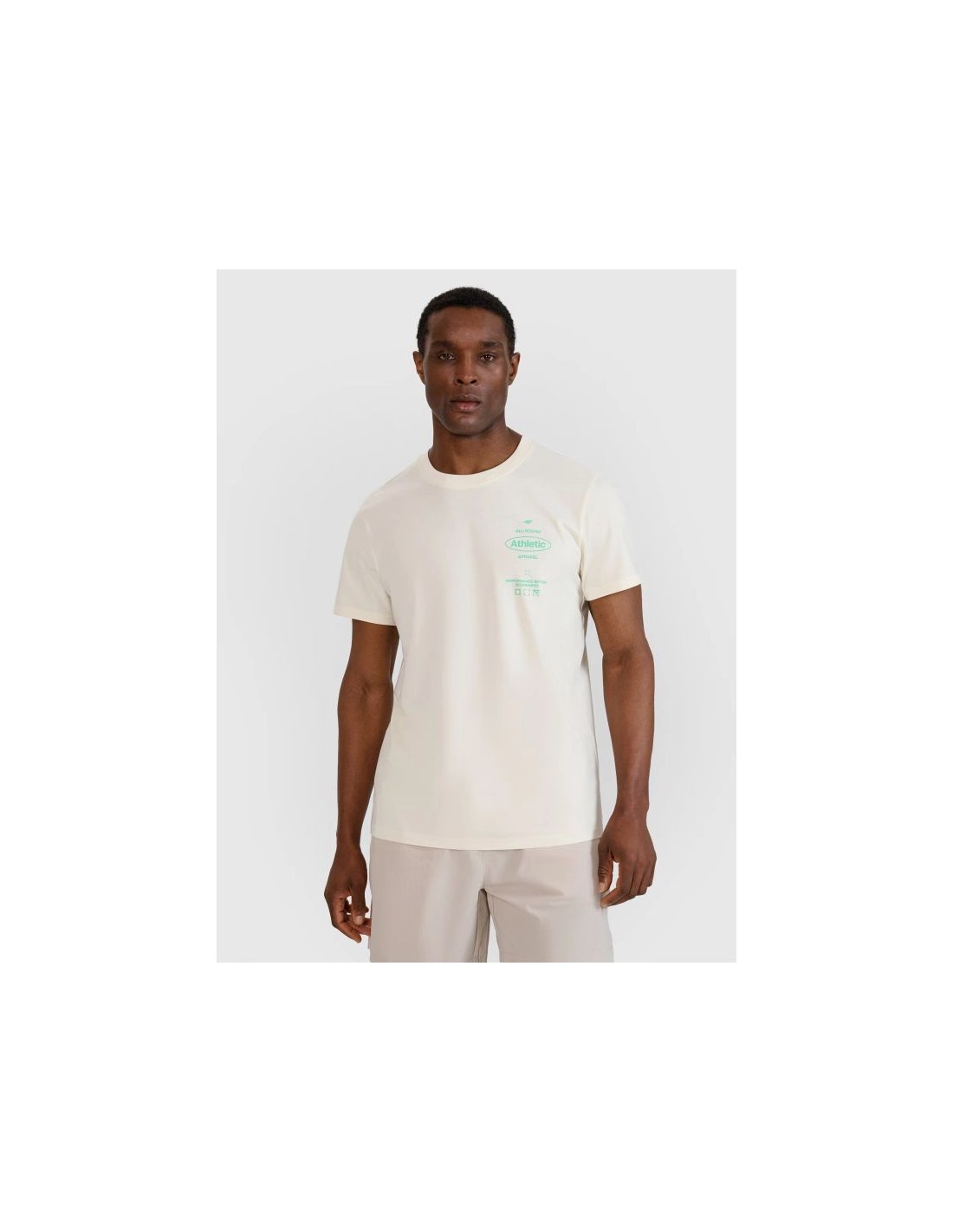 Men's regular printed Tshirt 4F 4FRSS25TTSHM268811S